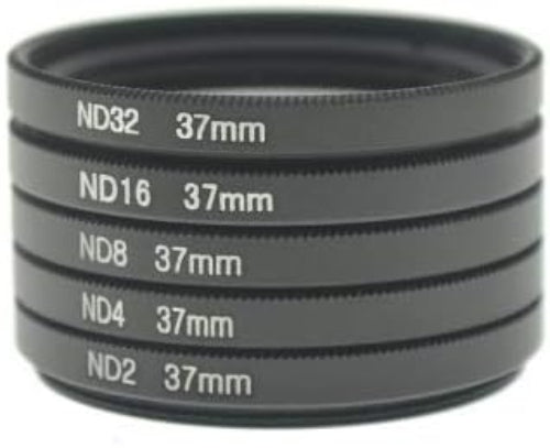 5 Linsen Set Neutraldichtefilter Graufilter ND-Filter 37mm für iPhone 11 Pro Max | System-S