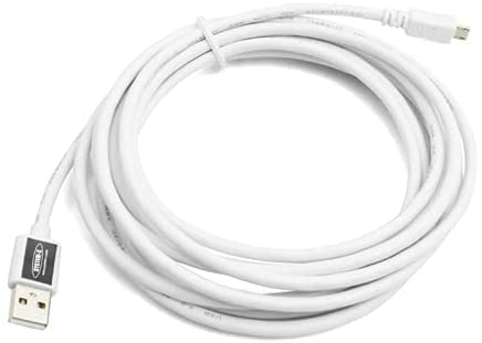 3 m Meter Micro USB Kabel Datenkabel Ladekabel in weiß | System-S