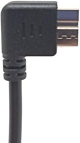 USB 3.0 Kabel 20 cm Micro B Stecker zu 2.0 Micro B Stecker Winkel | System-S