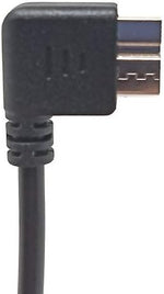 USB 3.0 Kabel 20 cm Micro B Stecker zu 2.0 Micro B Stecker Winkel | System-S
