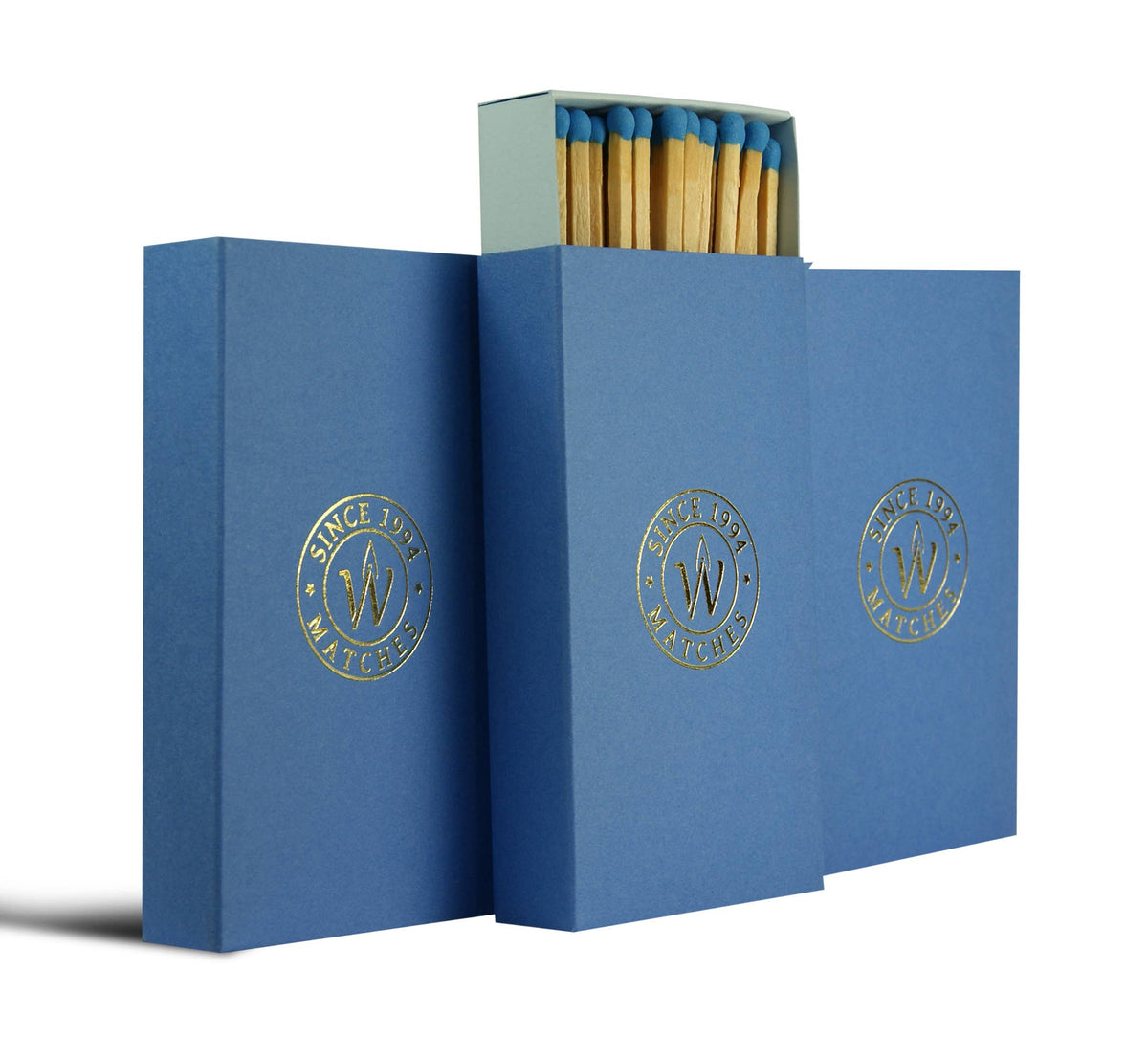 Premium Streichhölzer – Lange Design-Streichhölzer - Tiefblau