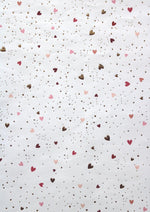 Geschenkpapier "All About Love" farblich sortiert | 150 x 70 cm