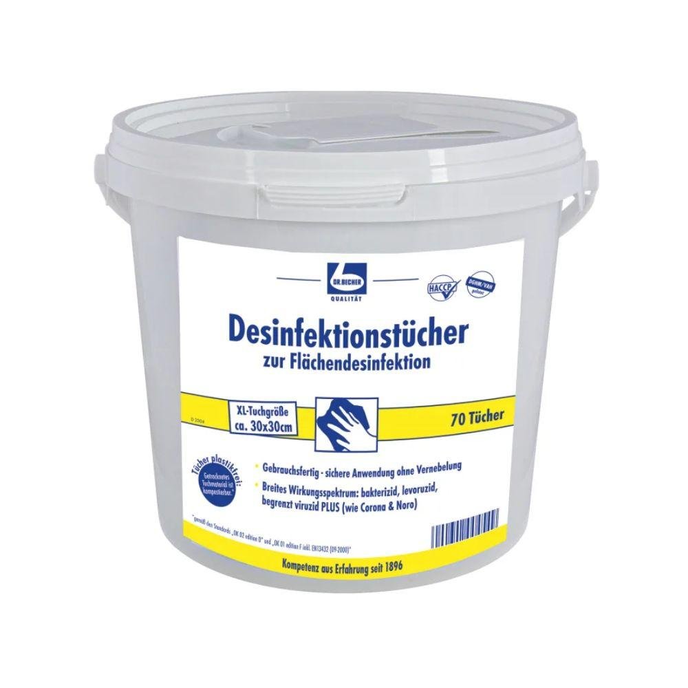 Dr. Becher Desinfektionstücher für Flächendesinfektion