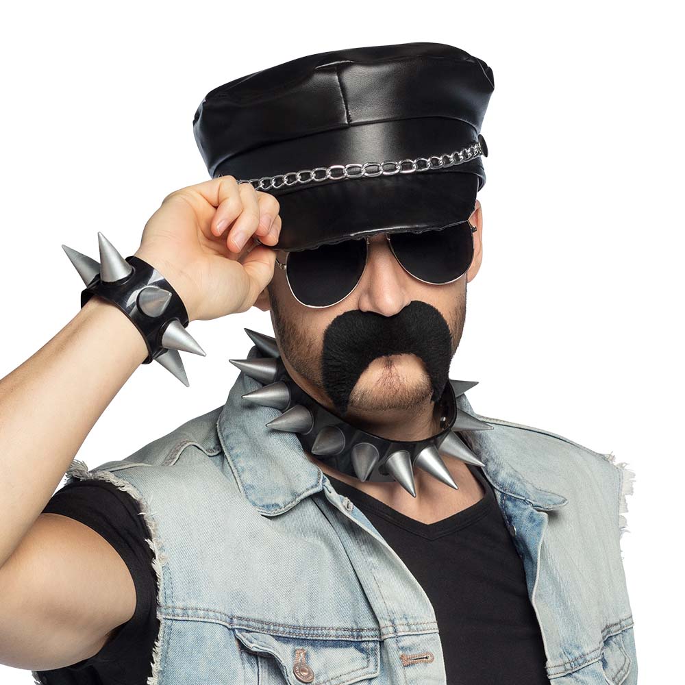 Kostüm-Set "Rocker" - 5-tlg. |  Biker Verkleidung