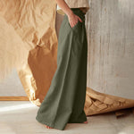 Elegante Wide-Leg Stoffhose