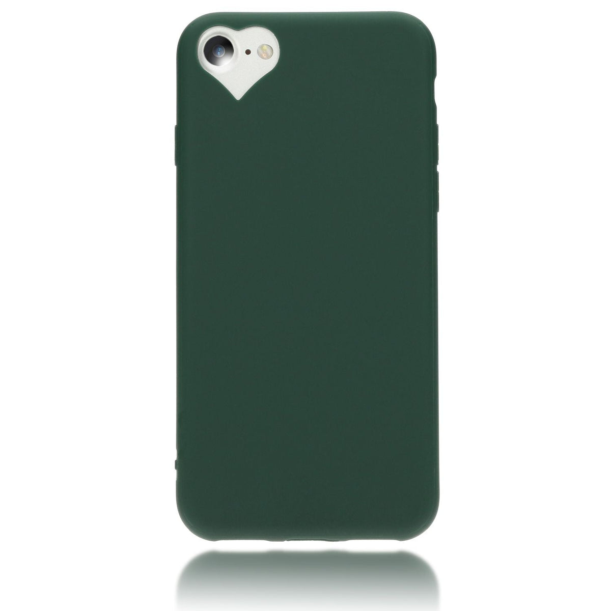 NALIA Herz Handyhülle kompatibel mit iPhone SE 2022 / SE 2020 / 8 / 7 Hülle, Dünne Silikon Schutzhülle Soft Phone Case Cover, Ultra-Slim Backcover Gummi Bumper Handy-Tasche Schale