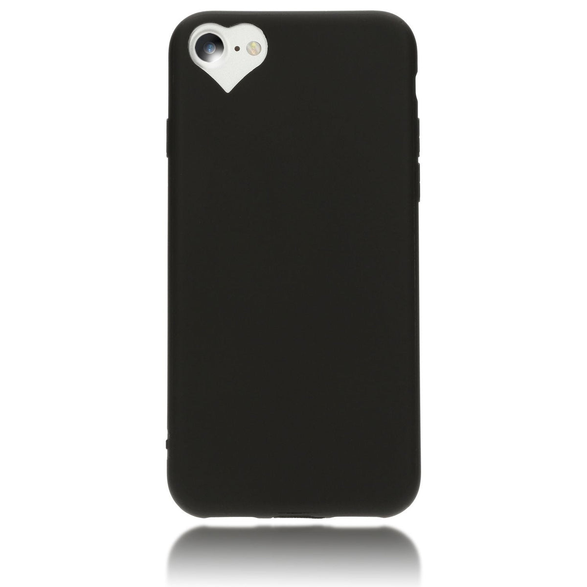 NALIA Herz Handyhülle kompatibel mit iPhone SE 2022 / SE 2020 / 8 / 7 Hülle, Dünne Silikon Schutzhülle Soft Phone Case Cover, Ultra-Slim Backcover Gummi Bumper Handy-Tasche Schale