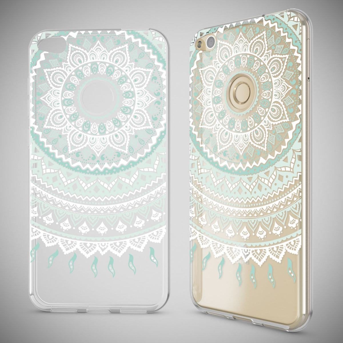 NALIA Handyhülle kompatibel mit Huawei P8 Lite 2017, Motiv Design Slim Silikon Case Cover, Crystal Schutzhülle Handy-Tasche Dünn, Muster Etui Backcover Smart-Phone Hülle