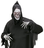 Skelett Handschuhe für Erwachsene | Schwarz Weiß - Kostüm Halloween