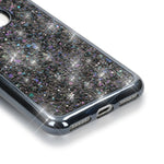 NALIA Handyhülle kompatibel mit iPhone 7, Glitzer Slim Back-Cover Case mit Maus Ohren, Glitter Silikon Hülle Schutzhülle Dünn, Strass Bling Etui Handy-Tasche Smart-Phone Bumper