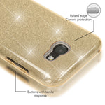 NALIA Handyhülle kompatibel mit Samsung Galaxy A5 2017, Glitzer Slim Silikon-Case Back-Cover Schutzhülle, Glitter Sparkle Handy-Tasche Bumper, Dünne Bling Strass Smart-Phone Hülle
