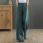 Luftige Damen Sommer Stoffhose