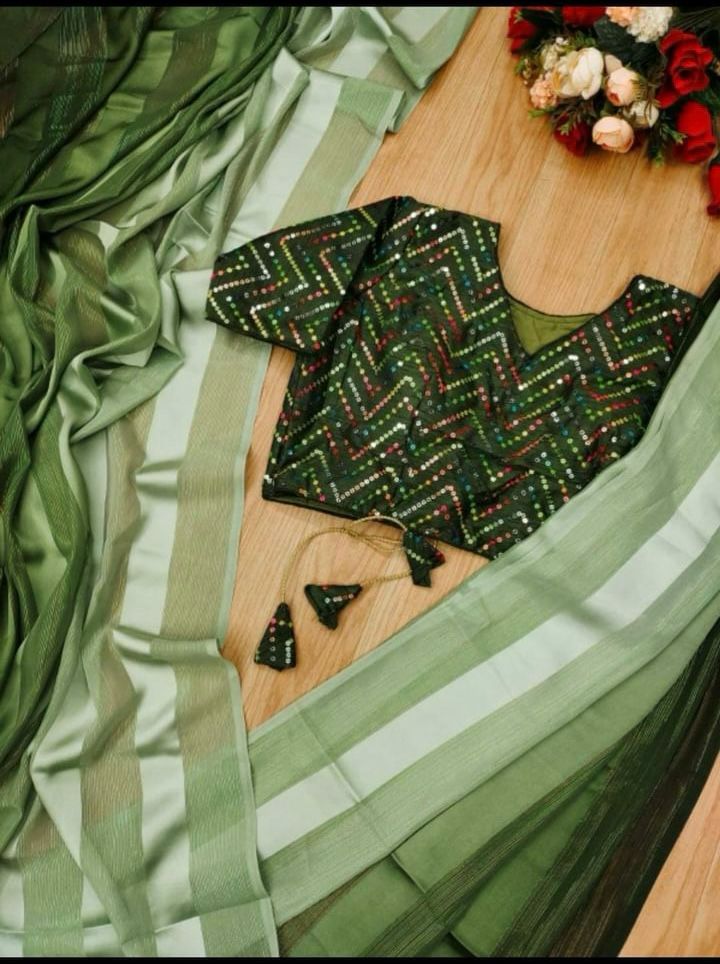 Saree With Stitched Blouse In Germany