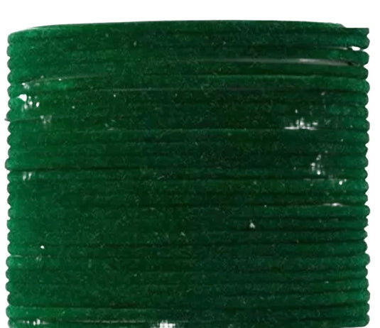 Glossy Beauty Alloy Velvet bangles (1 Set Of 12 Bangles)
