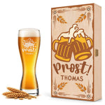 Stölzle Lausitz Weizenglas "Prost Bier" mit Namen