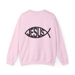 Unisex Heavy Blend Sweatshirt mit Psalm 23 & markantem Backprint