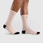 ESTID Unisex Socken | Geometrisches Muster & Schwarze Kontraste