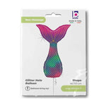 Shape Folienballon "Glitter Mermaid Tail" Holo | 117 cm