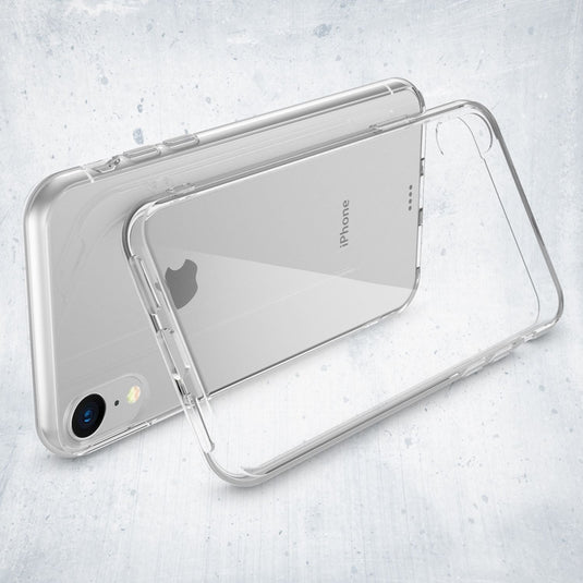 NALIA Handyhülle kompatibel mit iPhone XR, Ultra-Slim Silikon Case Cover Crystal Clear Schutzhülle Dünn Durchsichtig, Etui Handy-Tasche Backcover Hülle Transparent Bumper