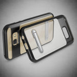 NALIA Ständer Hülle kompatibel mit Samsung Galaxy A5 2017, Silikon Handyhülle Case Transparent Dünn mit Standfunktion, Ultra-Slim Handy-Tasche Schutz-Hülle Back-Cover Etui Bumper