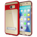 NALIA Ständer Hülle kompatibel mit Samsung Galaxy A5 2017, Silikon Handyhülle Case Transparent Dünn mit Standfunktion, Ultra-Slim Handy-Tasche Schutz-Hülle Back-Cover Etui Bumper