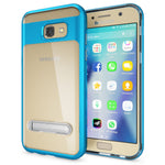 NALIA Ständer Hülle kompatibel mit Samsung Galaxy A5 2017, Silikon Handyhülle Case Transparent Dünn mit Standfunktion, Ultra-Slim Handy-Tasche Schutz-Hülle Back-Cover Etui Bumper