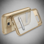 NALIA Ständer Hülle kompatibel mit Samsung Galaxy A5 2017, Silikon Handyhülle Case Transparent Dünn mit Standfunktion, Ultra-Slim Handy-Tasche Schutz-Hülle Back-Cover Etui Bumper