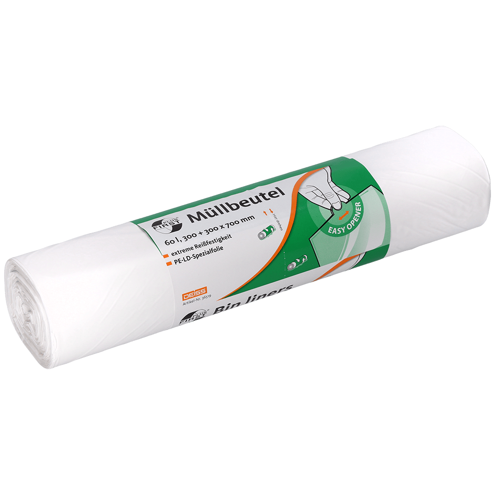 DEISS 36519 - 300+300x700 mm weiss | Rolle (50 Stück)