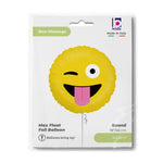 18"/Ø46cm Folienballon "Emoji Wacky"