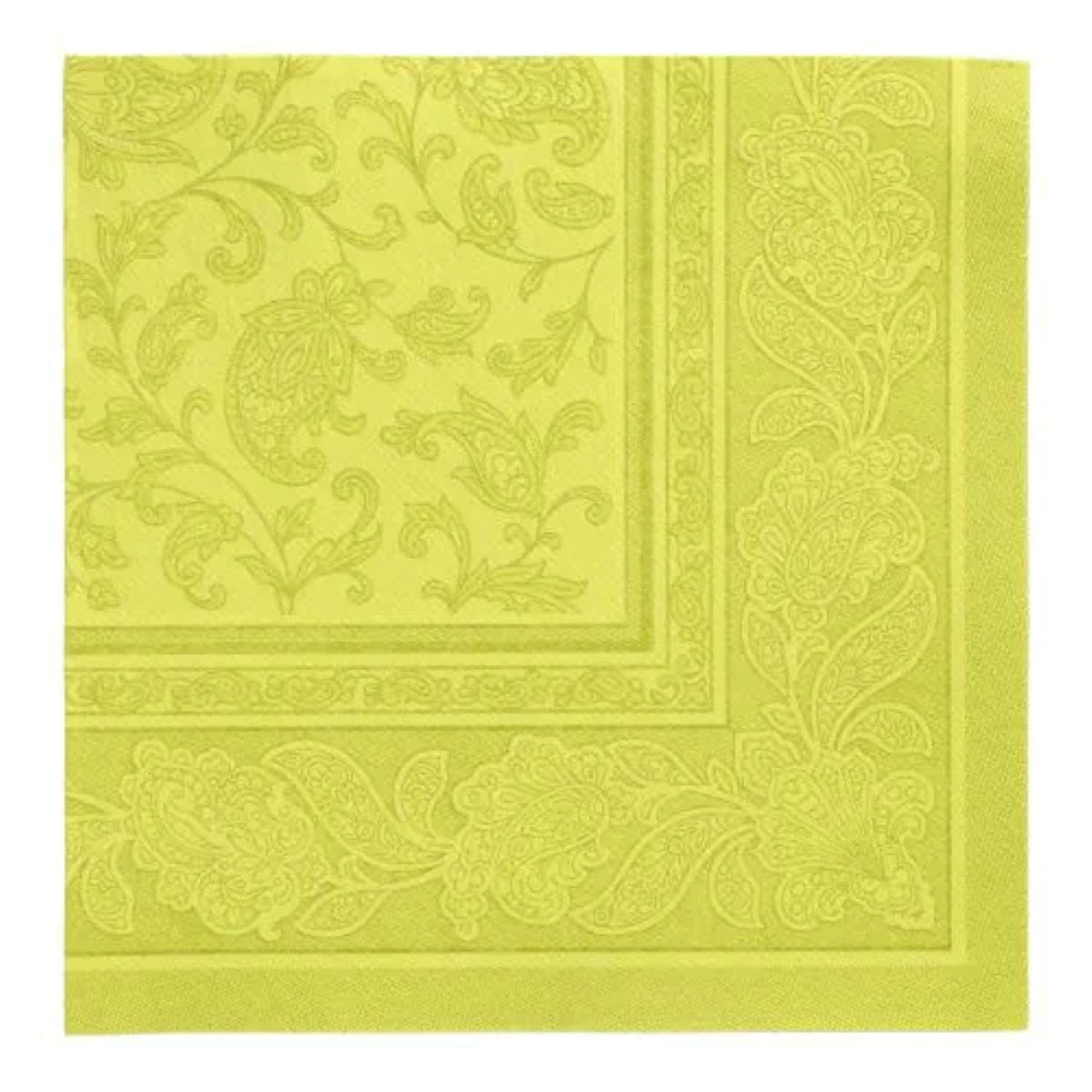 Servietten RC "Ornaments" 40x40cm/50Stk. | Limone