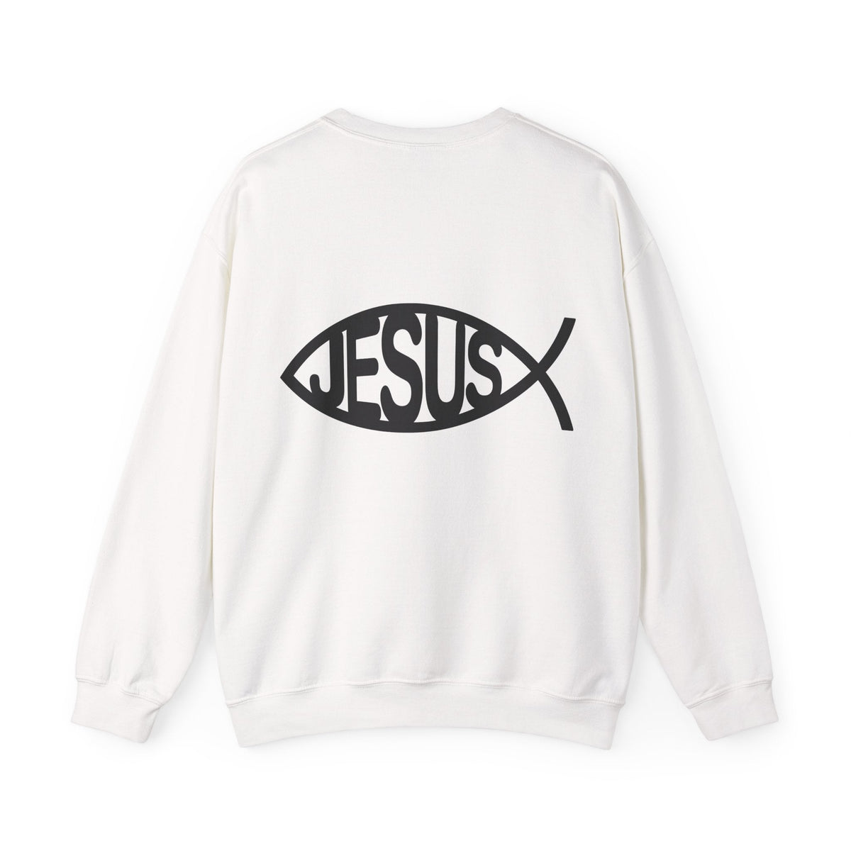 Unisex Heavy Blend Sweatshirt mit Psalm 23 & markantem Backprint