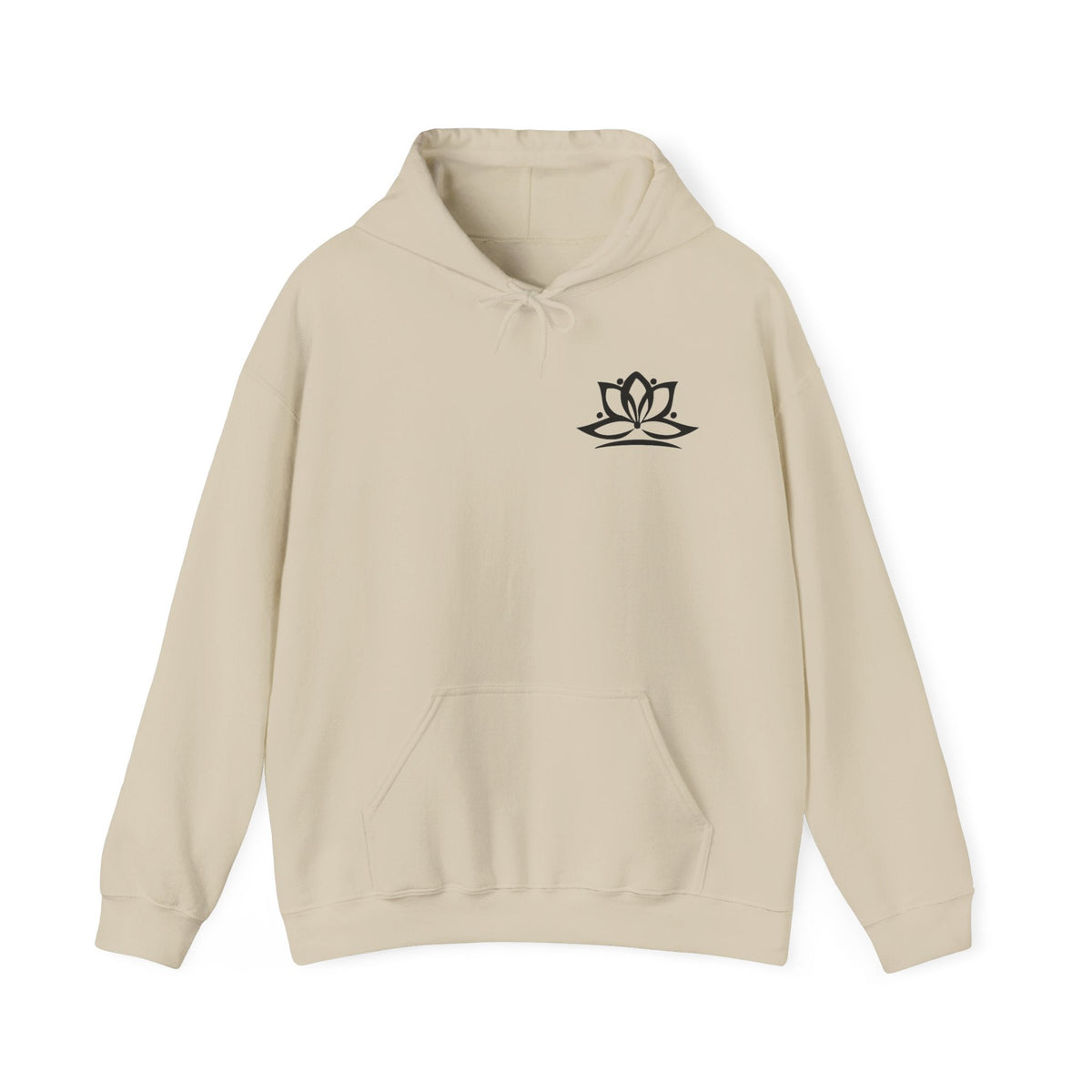 Lotus-Mandala-Hoodie mit Om-Symbol – Spirituelles Yoga-Sweatshirt