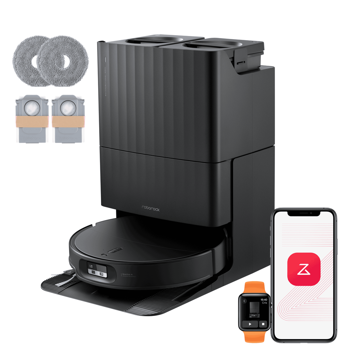 Roborock Qrevo Edge 2 - 25.000 Pa HyperForce-Saugkraft und Dual Anti-Tangle System Namma Markt