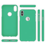 NALIA Neon Silikonhülle für iPhone XS Max – Soft-Touch & Signal-Neon – NEONSHOCK (Matte Schutzhülle) – Marke aus Berlin