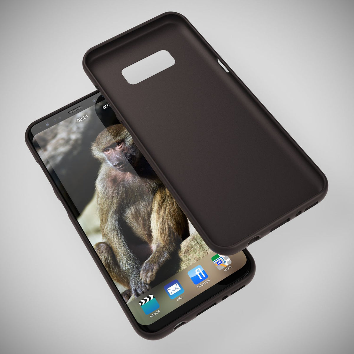 NALIA Neon Silikonhülle für Samsung Galaxy S8 – Soft-Touch & Signal-Neon – NEONSHOCK (Matte Schutzhülle) – Marke aus Berlin