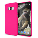 NALIA Neon Silikonhülle für Samsung Galaxy S8 – Soft-Touch & Signal-Neon – NEONSHOCK (Matte Schutzhülle) – Marke aus Berlin