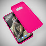 NALIA Neon Silikonhülle für Samsung Galaxy S8 – Soft-Touch & Signal-Neon – NEONSHOCK (Matte Schutzhülle) – Marke aus Berlin