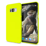 NALIA Neon Silikonhülle für Samsung Galaxy S8 – Soft-Touch & Signal-Neon – NEONSHOCK (Matte Schutzhülle) – Marke aus Berlin