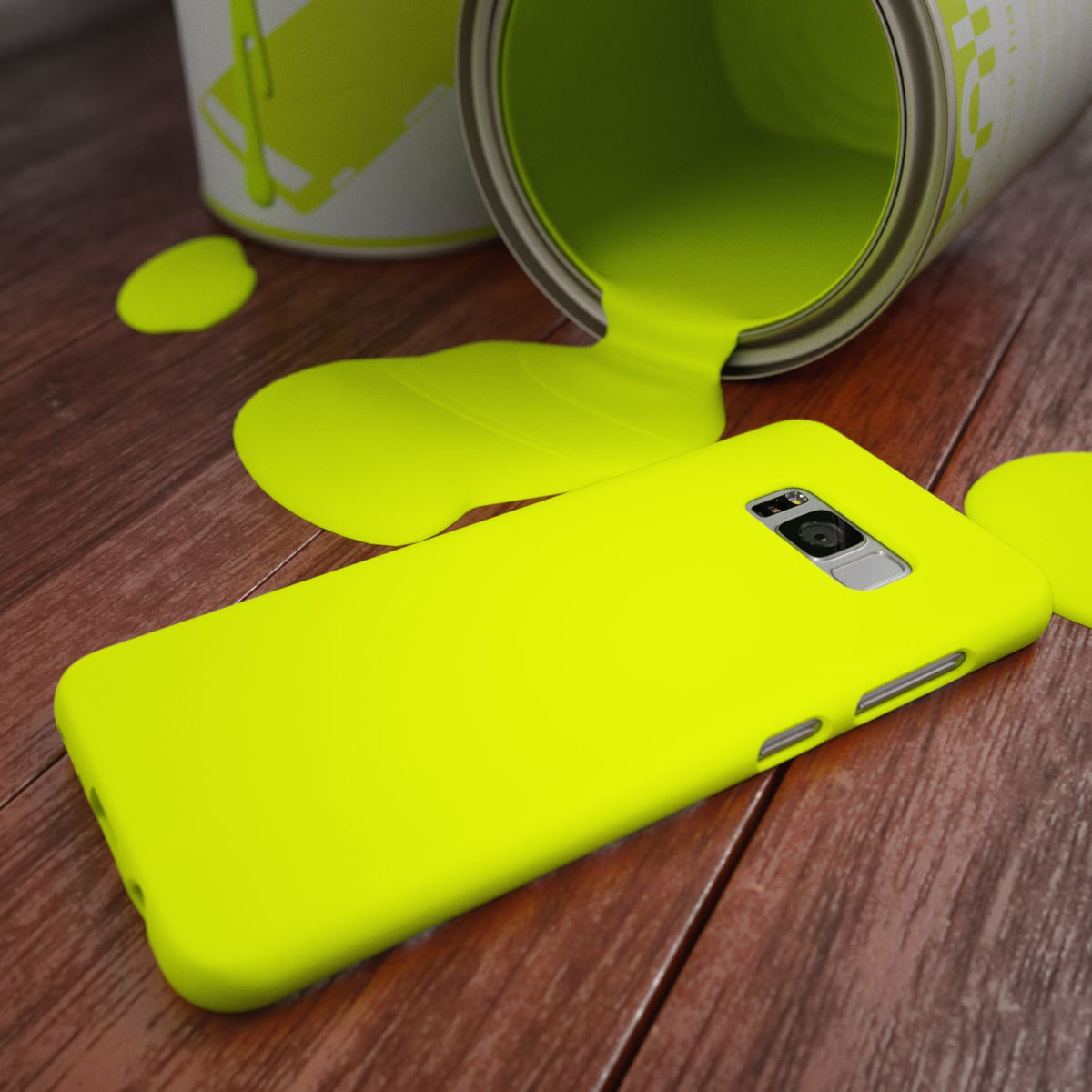 NALIA Neon Silikonhülle für Samsung Galaxy S8 – Soft-Touch & Signal-Neon – NEONSHOCK (Matte Schutzhülle) – Marke aus Berlin