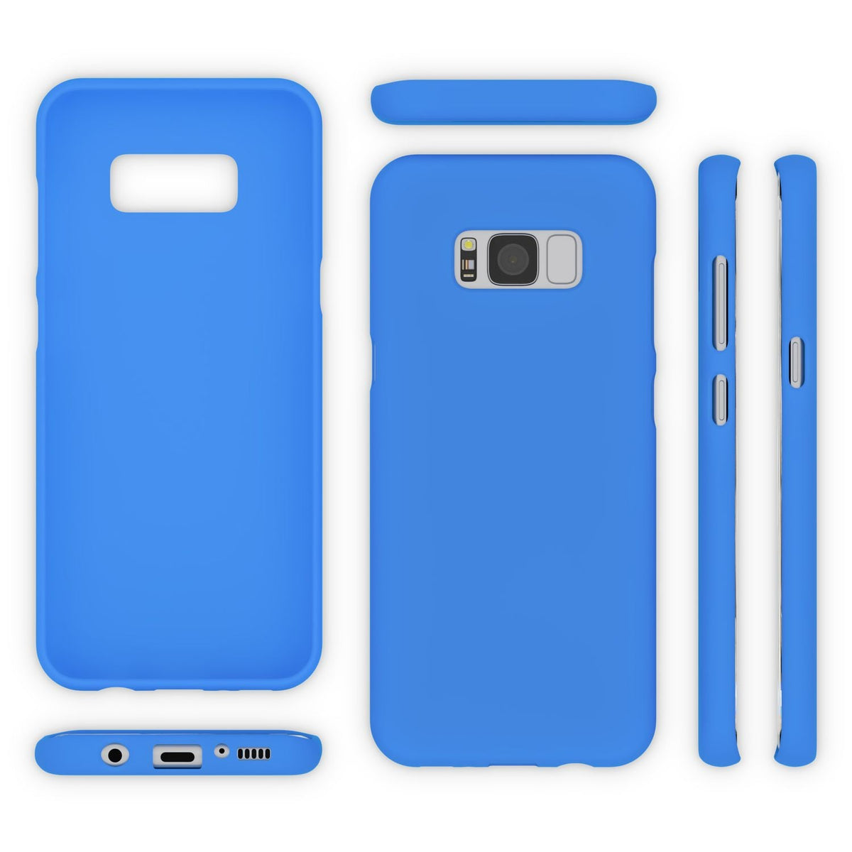 NALIA Neon Silikonhülle für Samsung Galaxy S8 – Soft-Touch & Signal-Neon – NEONSHOCK (Matte Schutzhülle) – Marke aus Berlin