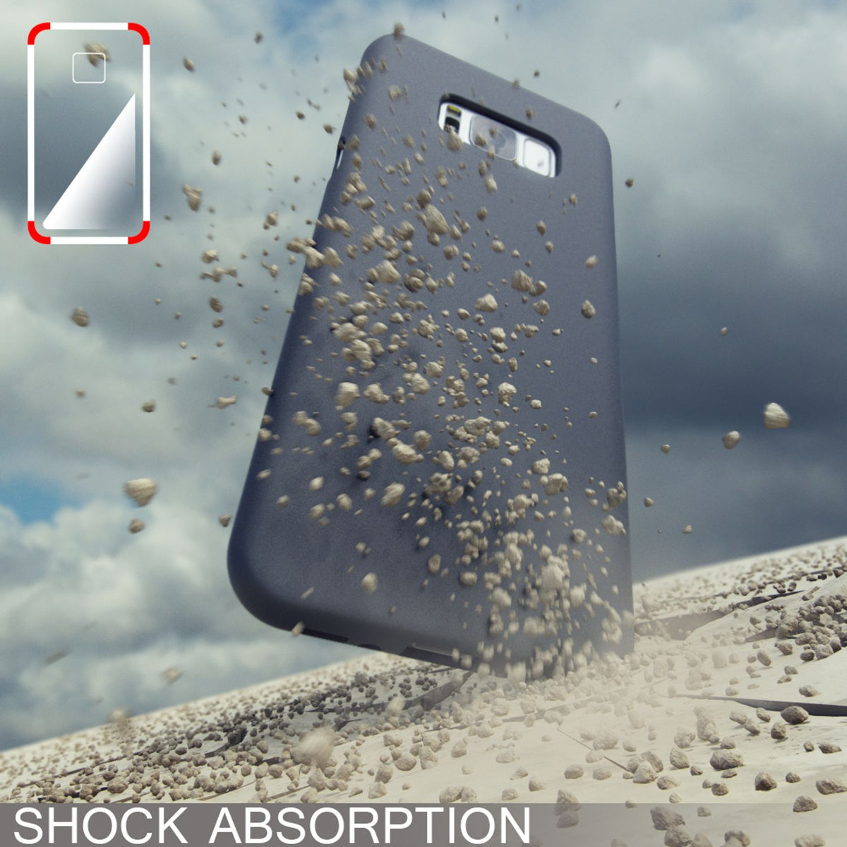 NALIA Neon Silikonhülle für Samsung Galaxy S8 – Soft-Touch & Signal-Neon – NEONSHOCK (Matte Schutzhülle) – Marke aus Berlin