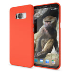 NALIA Neon Silikonhülle für Samsung Galaxy S8 – Soft-Touch & Signal-Neon – NEONSHOCK (Matte Schutzhülle) – Marke aus Berlin