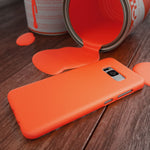 NALIA Neon Silikonhülle für Samsung Galaxy S8 – Soft-Touch & Signal-Neon – NEONSHOCK (Matte Schutzhülle) – Marke aus Berlin