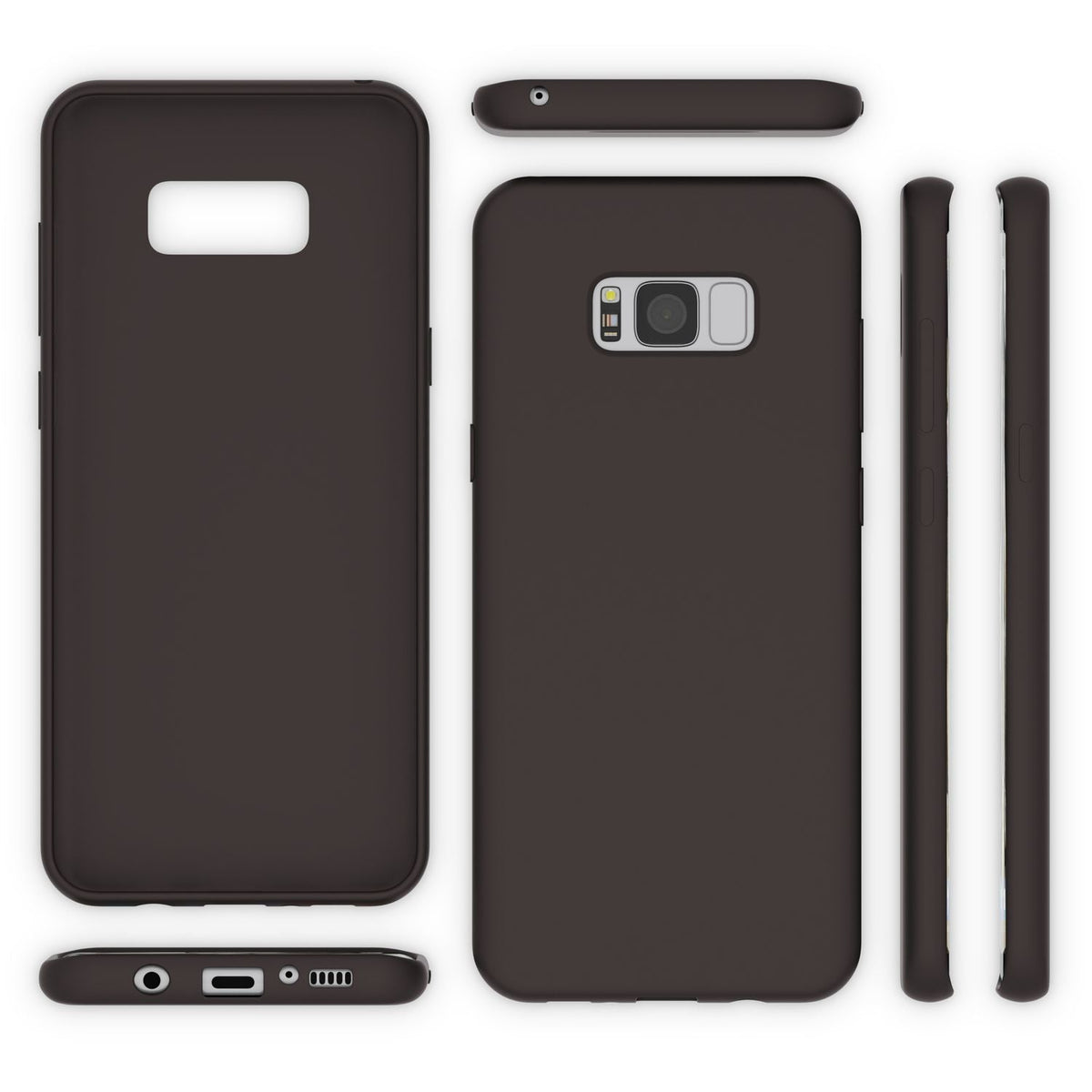 NALIA Neon Silikonhülle für Samsung Galaxy S8 Plus – Soft-Touch & Signal-Neon – NEONSHOCK (Matte Schutzhülle) – Marke aus Berlin