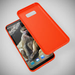 NALIA Neon Silikonhülle für Samsung Galaxy S8 Plus – Soft-Touch & Signal-Neon – NEONSHOCK (Matte Schutzhülle) – Marke aus Berlin