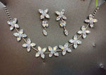 Silver-Plated & White CZ-Studded Jewellery Set Namma Markt