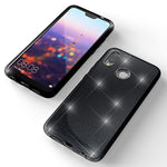NALIA Glitzerhülle für Huawei P20 Lite – Funkelnder Glitzer-Look & Grip – SHINEPOP (Silikon Case) – Marke aus Berlin
