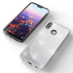 NALIA Glitzerhülle für Huawei P20 Lite – Funkelnder Glitzer-Look & Grip – SHINEPOP (Silikon Case) – Marke aus Berlin