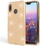NALIA Glitzerhülle für Huawei P20 Lite – Funkelnder Glitzer-Look & Grip – SHINEPOP (Silikon Case) – Marke aus Berlin