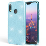 NALIA Glitzerhülle für Huawei P20 Lite – Funkelnder Glitzer-Look & Grip – SHINEPOP (Silikon Case) – Marke aus Berlin